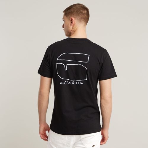 Camiseta Handwriting Back Print - Hombre - G-Star RAW - Modalova