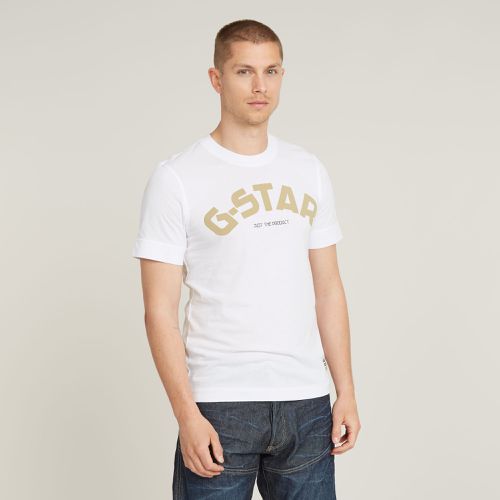Puff Logo Slim T-Shirt - - Men - G-Star RAW - Modalova