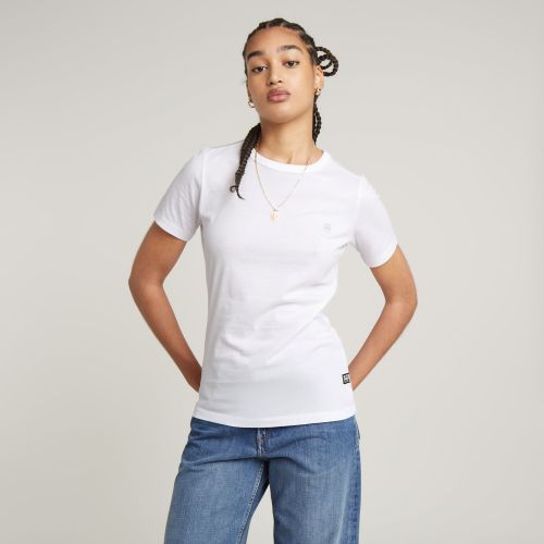 Top Chest Logo Optic Slim - Mujer - G-Star RAW - Modalova