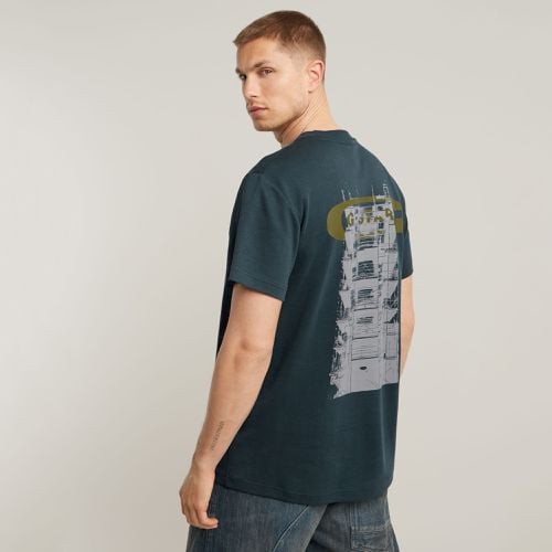 Scaffolding Back Graphic T-Shirt - Men - G-Star RAW - Modalova