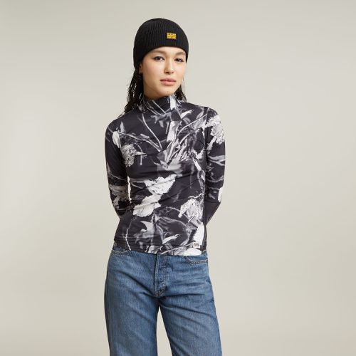 Top Printed Mock Slim - Mujer - G-Star RAW - Modalova