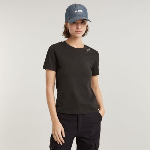 Faux Embro Logo Top - Black - Women - G-Star RAW - Modalova