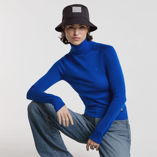 Jersey Core Slim Turtle Neck Knitted - Mujer - G-Star RAW - Modalova