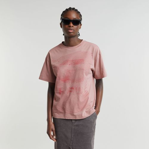 Faux Embro Loose Top - Pink - Women - G-Star RAW - Modalova