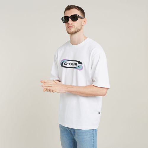 Gradient Old Skool Logo Boxy T-Shirt - Men - G-Star RAW - Modalova