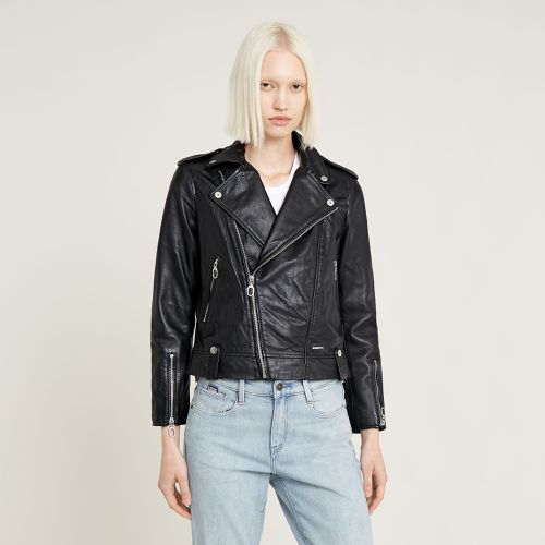 Leather Biker Jacket - - Women - G-Star RAW - Modalova