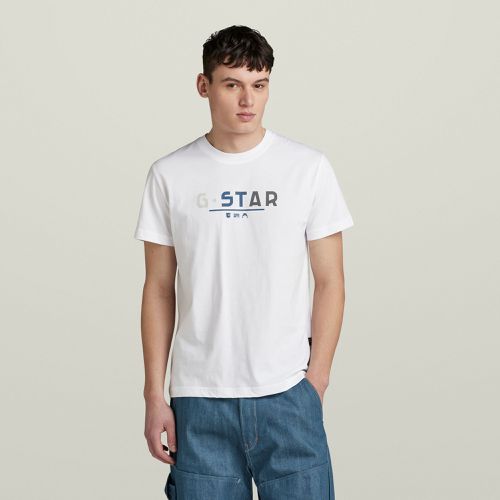 Camiseta Multi Logo Graphic - - Hombre - G-Star RAW - Modalova