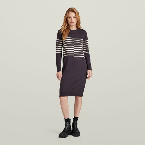 Broken Stripe Knitted Dress - - Women - G-Star RAW - Modalova