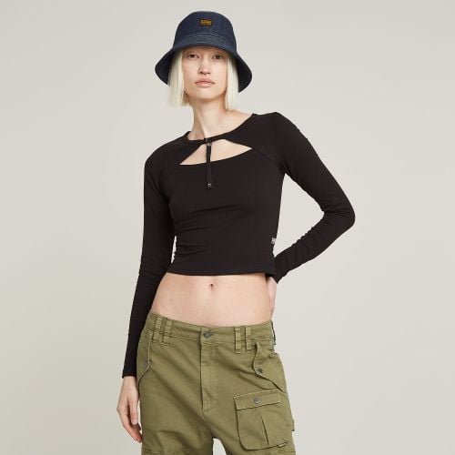 Cropped Keyhole Slim Top - Women - G-Star RAW - Modalova