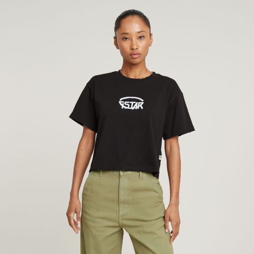 Cropped Logo Relaxed Top - Women - G-Star RAW - Modalova