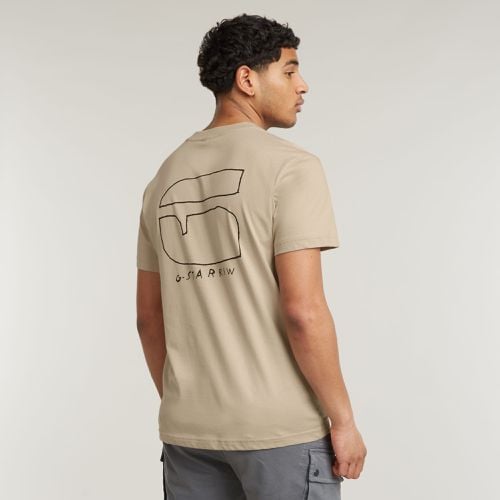 Camiseta Handwriting Back Print - Hombre - G-Star RAW - Modalova