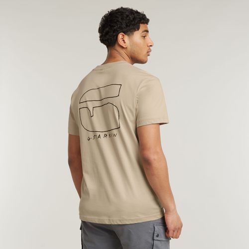 Camiseta Handwriting Back Print - Hombre - G-Star RAW - Modalova