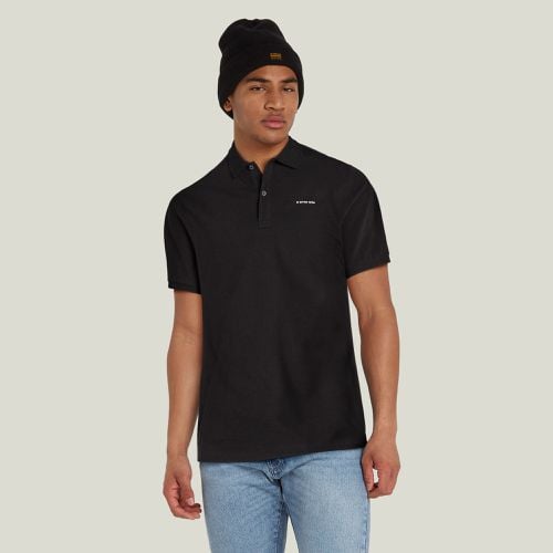 Oluv Slim Polo - Black - Men - G-Star RAW - Modalova