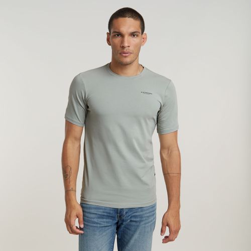 Camiseta Slim Base - Gris - Hombre - G-Star RAW - Modalova