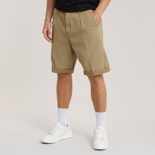 Pleated Chino Shorts - Beige - Men - G-Star RAW - Modalova