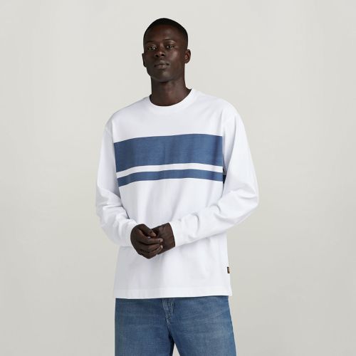 Placed Stripe Boxy T-Shirt - Men - G-Star RAW - Modalova