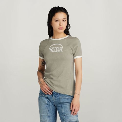 Top Army Ringer Slim - Mujer - G-Star RAW - Modalova