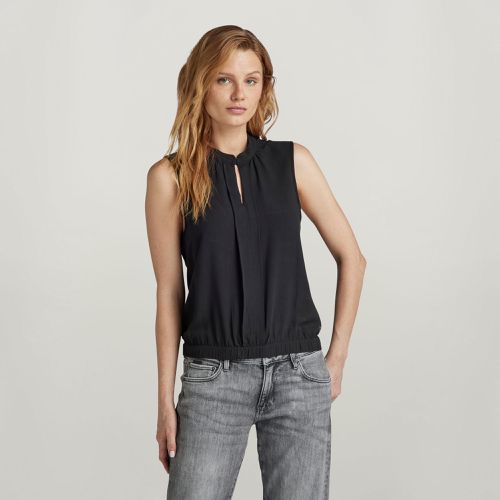 Stand Up Collar Top - Black - Women - G-Star RAW - Modalova