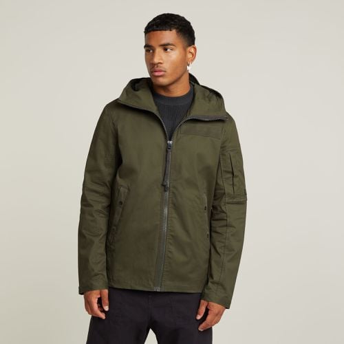 Batt Hooded Overshirt - Green - Men - G-Star RAW - Modalova