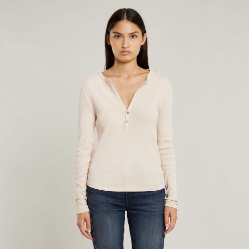 Camiseta Deep V-Neck Slim - Mujer - G-Star RAW - Modalova