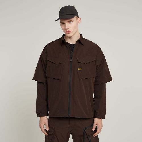 Modular Relaxed Shirt - Brown - Men - G-Star RAW - Modalova