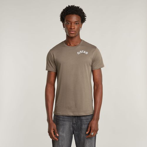 Chest Graphic T-Shirt - Brown - Men - G-Star RAW - Modalova