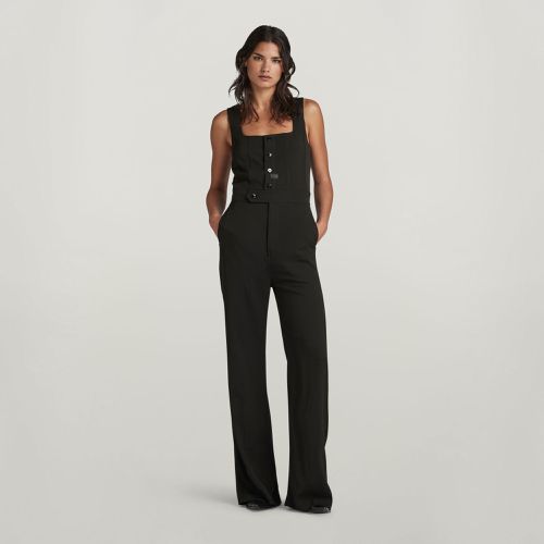 High Waist Jumpsuit - Black - Women - G-Star RAW - Modalova