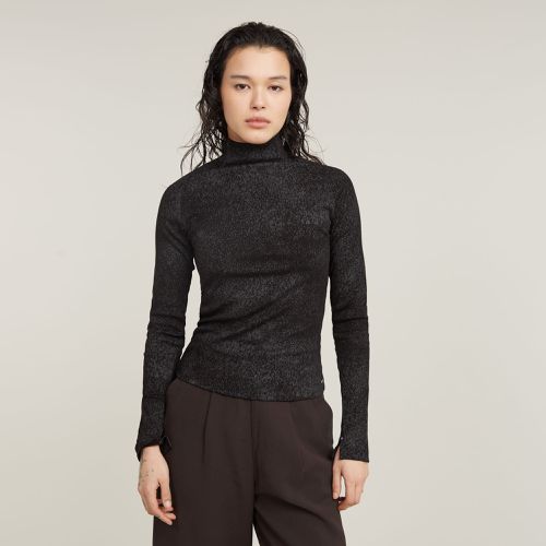 Coated Slim Rib Mock Top - Women - G-Star RAW - Modalova