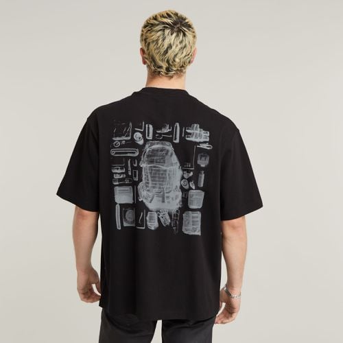 Knolling Back Graphic Boxy T-Shirt - Men - G-Star RAW - Modalova