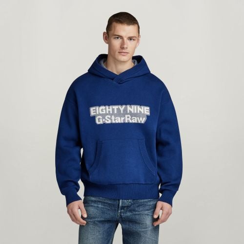 Jersey Graphic Loose Knitted Hoodie - Hombre - G-Star RAW - Modalova