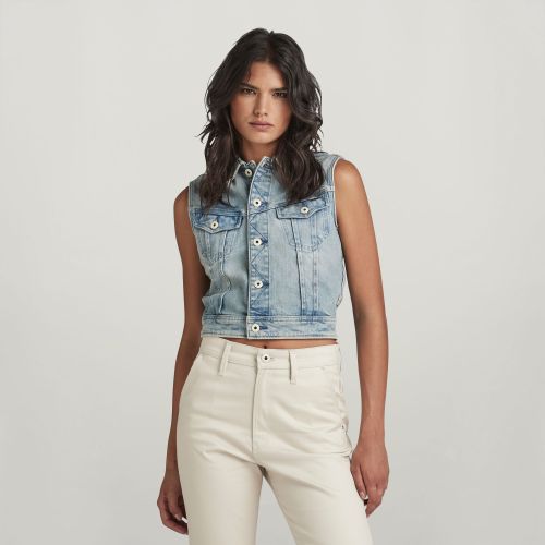 Slim Denim Vest Evergreen - Women - G-Star RAW - Modalova