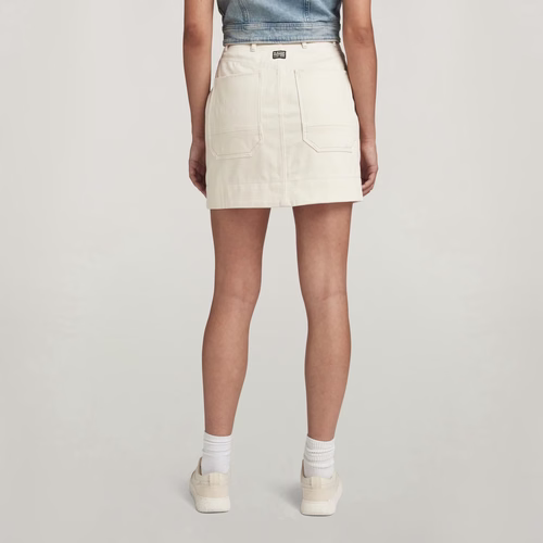 Falda Button - Blanco - Mujer - G-Star RAW - Modalova