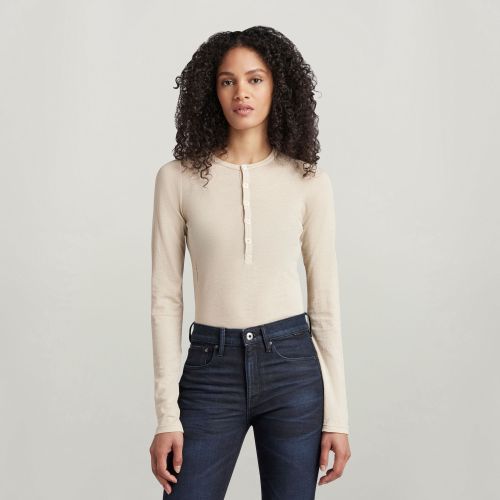 Top Henley Body Slim - Mujer - G-Star RAW - Modalova