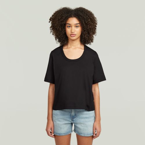 Top Deep U-Neck - Negro - Mujer - G-Star RAW - Modalova