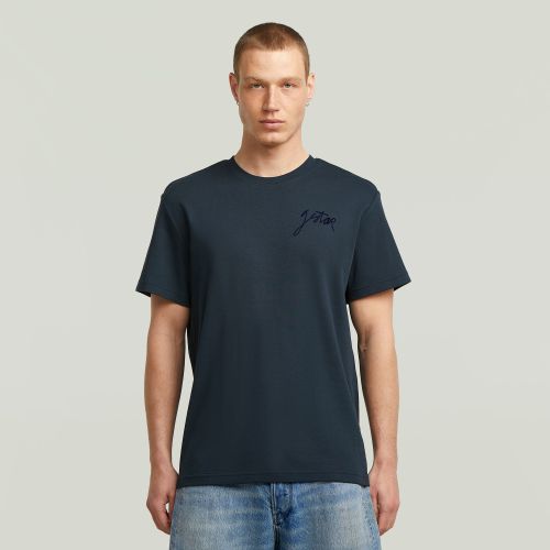 G-Script T-Shirt - Dark blue - Men - G-Star RAW - Modalova