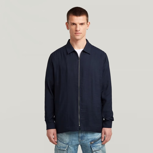 Zip Jacket - Dark blue - Men - G-Star RAW - Modalova