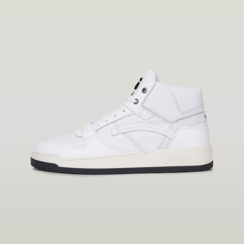 Grid Mid Lea Sneakers - White - Men - G-Star RAW - Modalova