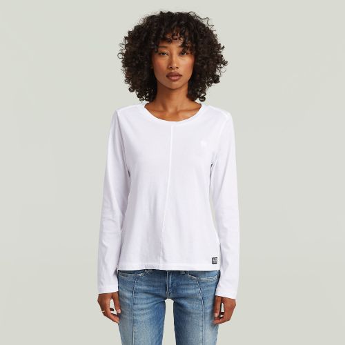 T-shirt Front Seam - Blanc - Femmes - G-Star RAW - Modalova