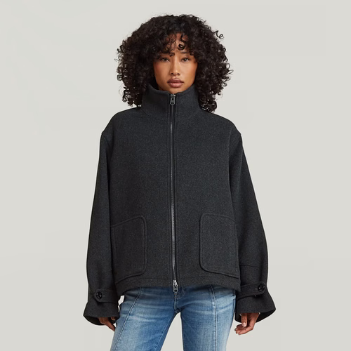 Wool Blouson - Gris - Mujer - G-Star RAW - Modalova