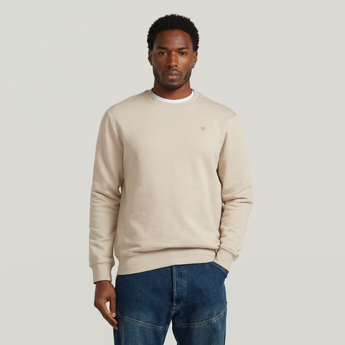 Sudadera Logo - Beige - Hombre - G-Star RAW - Modalova