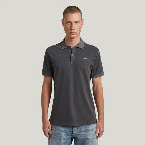Oluv Slim Polo - Black - Men - G-Star RAW - Modalova