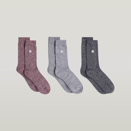 Sock Rib 3-Pack - Multi color - Men - G-Star RAW - Modalova