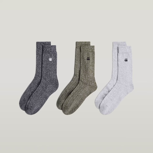 Sock Rib 3-Pack - Multi color - Men - G-Star RAW - Modalova
