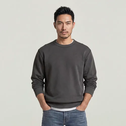 Unit Washed Sweater - Black - Men - G-Star RAW - Modalova