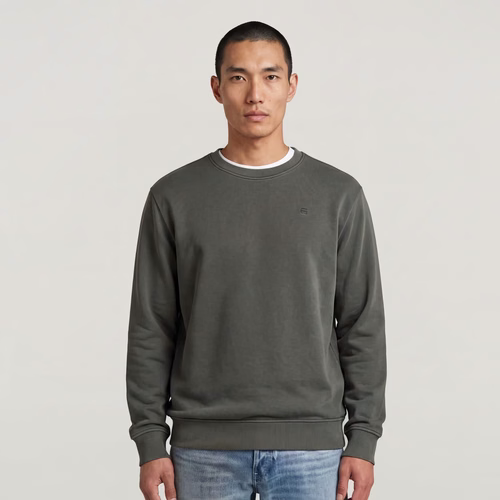Logo Sweater - Grey - Men - G-Star RAW - Modalova