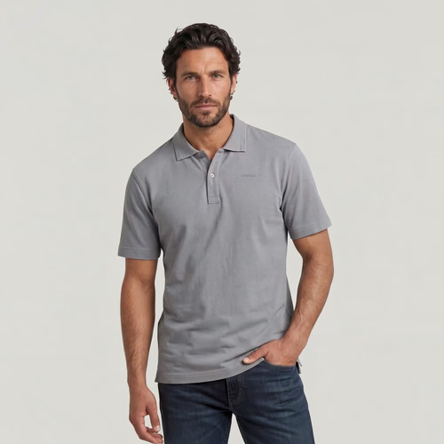 Polo Core Regular - Gris - Hombre - G-Star RAW - Modalova
