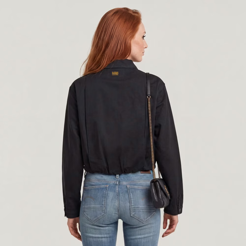 Cropped Barn Jacket - Black - Women - G-Star RAW - Modalova