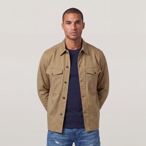 Core Clean Overshirt - Beige - Men - G-Star RAW - Modalova