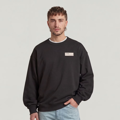 HB Badge Sweater - Black - Men - G-Star RAW - Modalova