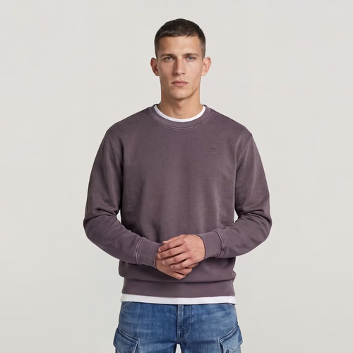 Logo Sweater - Purple - Men - G-Star RAW - Modalova